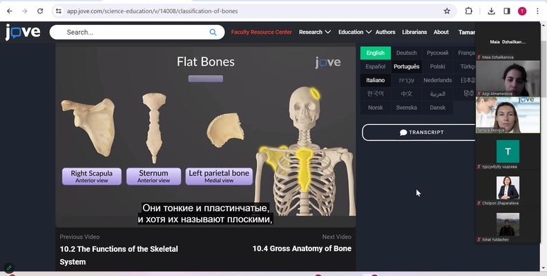 Вебинар Journal of Visualized Experiments